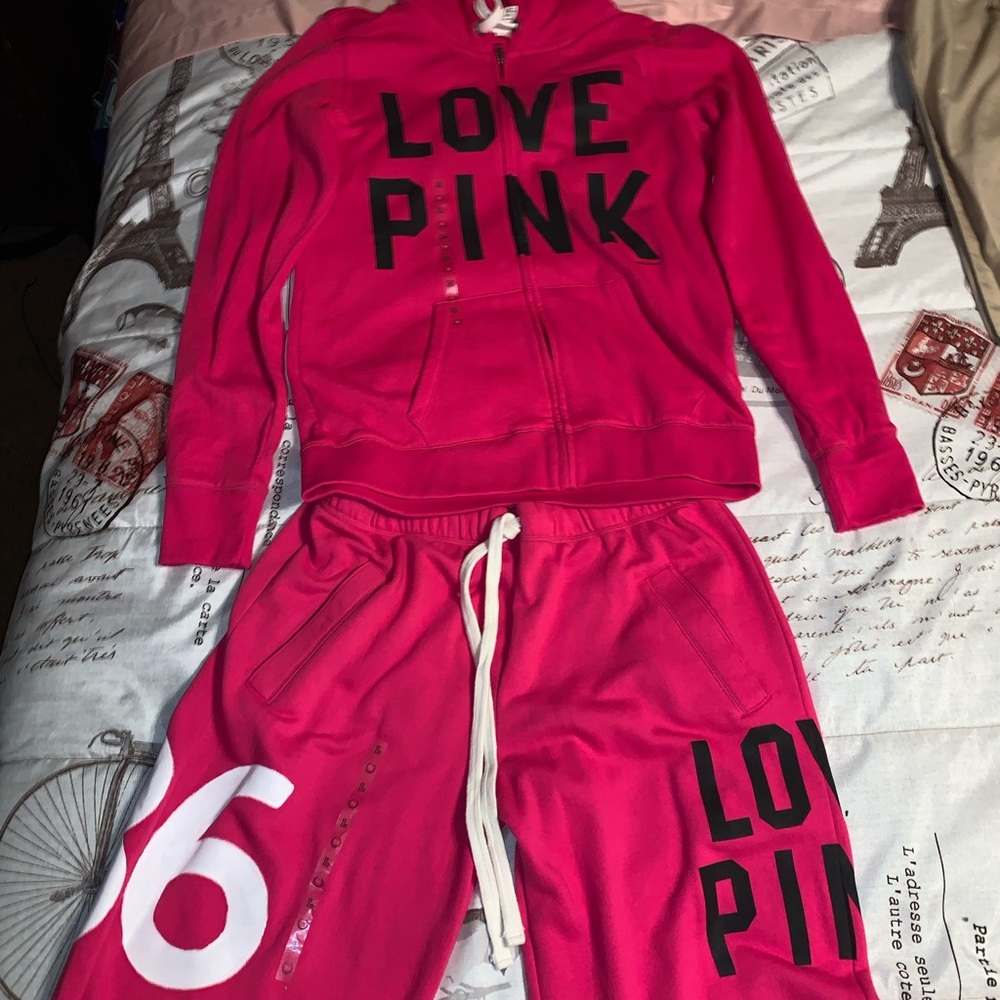 Pink track suit NEW